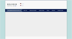 Desktop Screenshot of belvoircapital.com